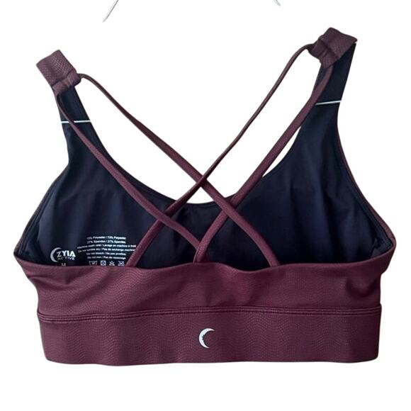 Zyia Strappy Sports Bra Light n Tight Fig Vibration Medium - Picture 4 of 6